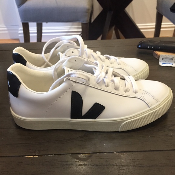 esplar leather white black